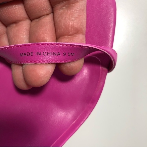 NEW Steve Madden Lafayette Lace Up Sandals in Fuchsia size 9.5 - Picture 10 of 11